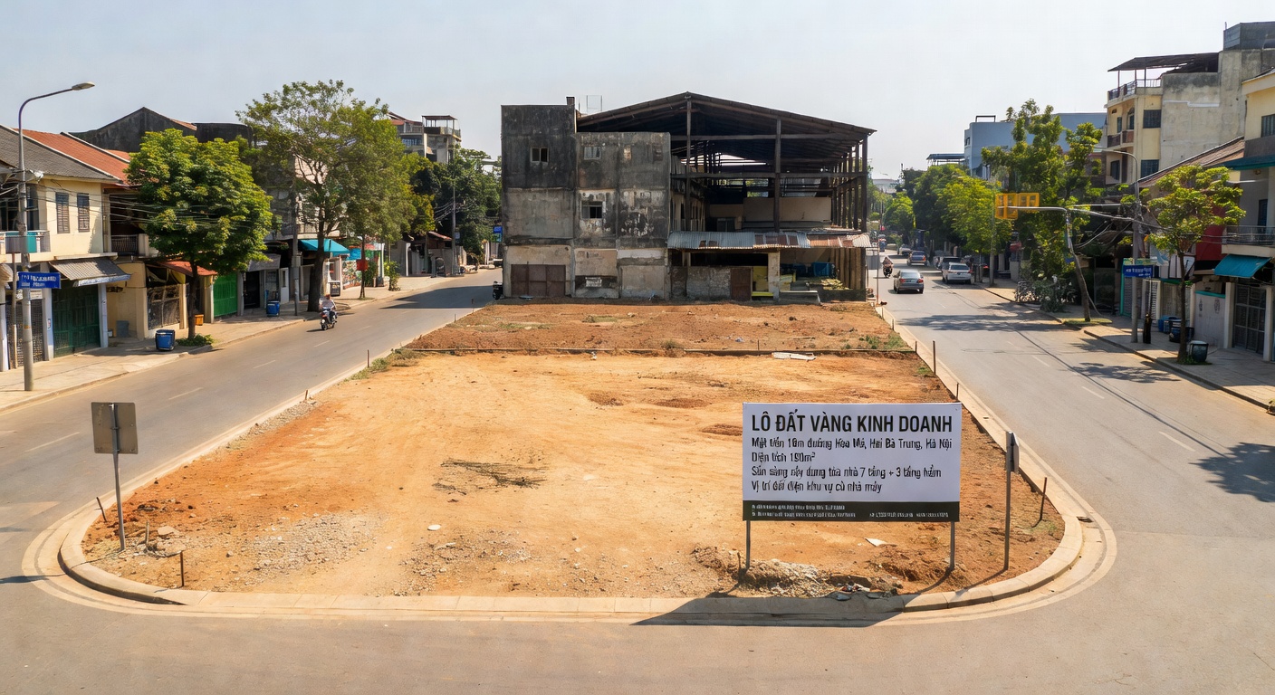 Mặt phố Hòa Mã (Mặt tiền khủng)